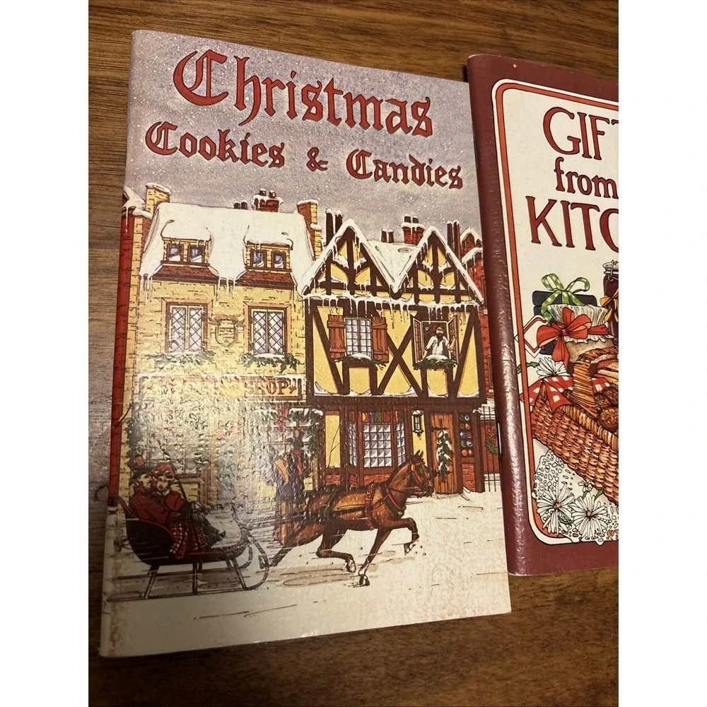 Vtg Christmas Cookies & Candies / Gifts From The Kitchen lIrene Chalmers 1978 X2